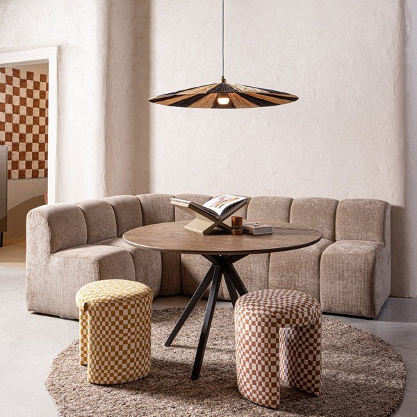 Жълт тапициран стол Charlie – WOOOD-image-1