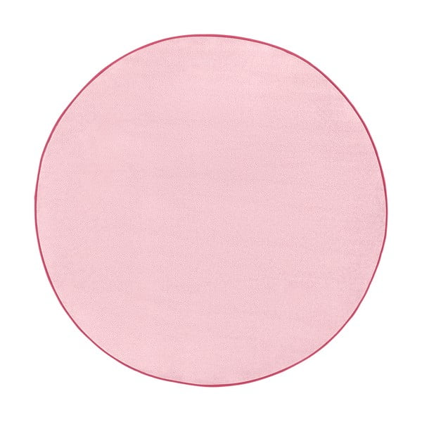 Светлорозов кръгъл килим ø 200 cm Fancy – Hanse Home