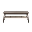 Кафява масичка за кафе с дъбов плот 60x120 cm Barrali – Unique Furniture
