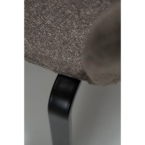 Кафяв тапициран трапезен стол Heap – DAN-FORM Denmark-image-4