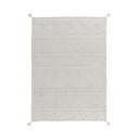 Бял ръчно изработен памучен килим подходящ за пране 170x240 cm Tribu Natural – Lorena Canals