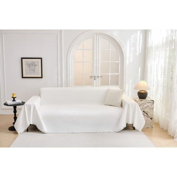 Бяло покривало за кресло 70 cm Talo – Filumi-image-2