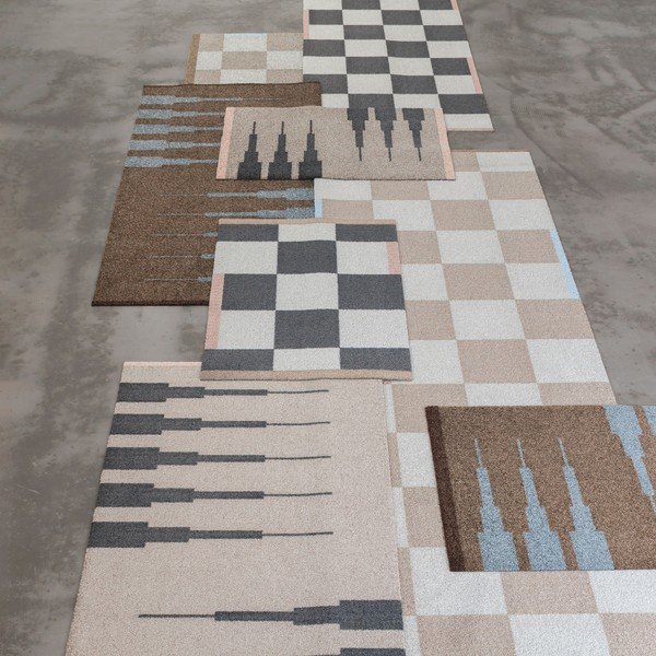 Кафяв килим подходящ за пране 70x150 cm Marker – Mette Ditmer Denmark-image-2