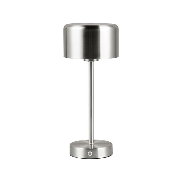 LED настолна лампа с възможност за димиране в сребристо (височина 30 cm) Jeff - Trio