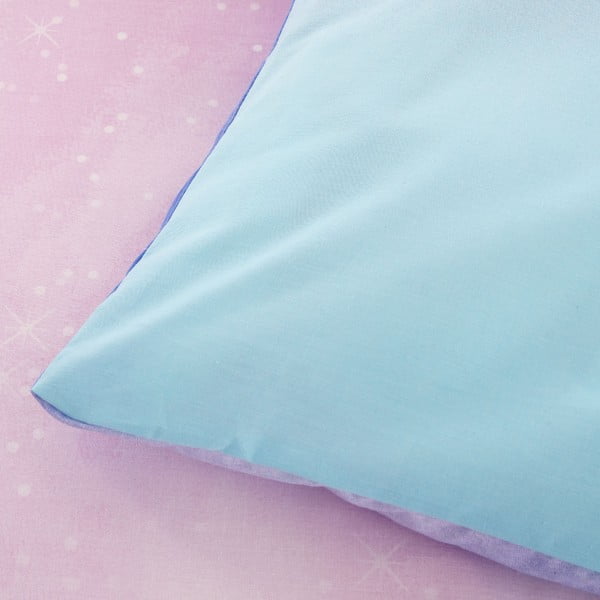 Синьо -розово двойно  детско спално бельо 200x200 cm Ombre Rainbow Clouds – Catherine Lansfield-image-3