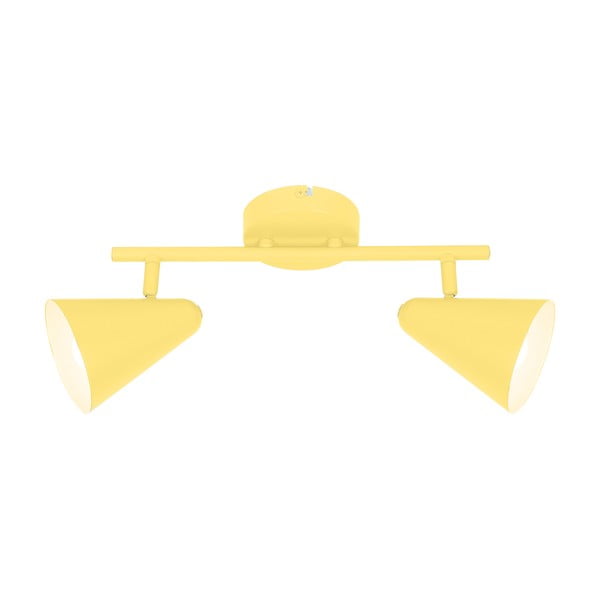 Жълто осветително тялоо за таван с метален абажур 42x10 cm Amor – Candellux Lighting-image-1