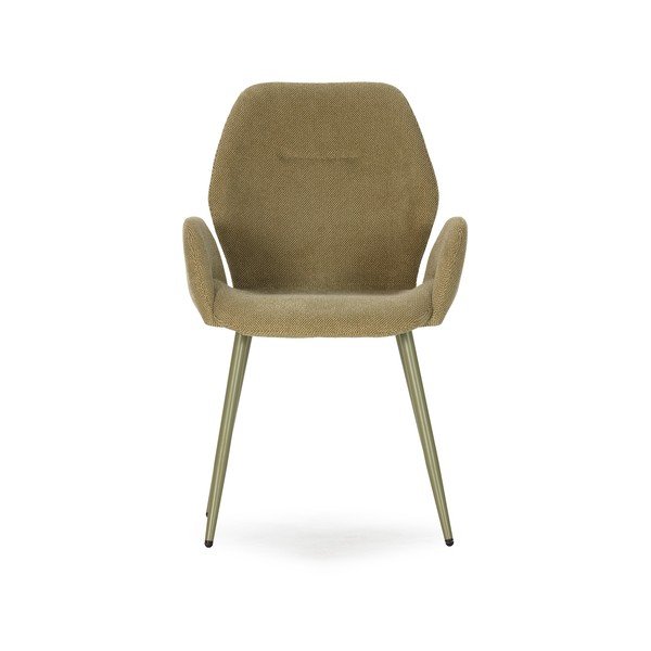 Зелени тапицирани трапезни столове в комплект 2 бр. Ansu – Marckeric-image-2