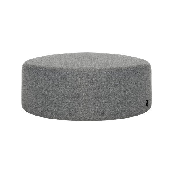 Сива вълнена табуретка Folk – noo.ma