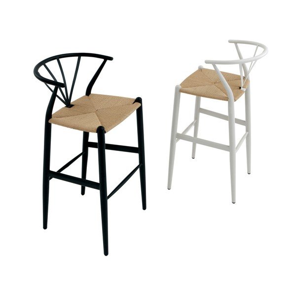 Bílá barová židle DAN-FORM Denmark Delta-image-4