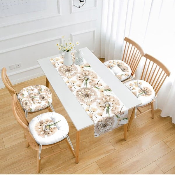 Комплект възглавница за седалка и покривка 5 бр. - Mila Home-image-1