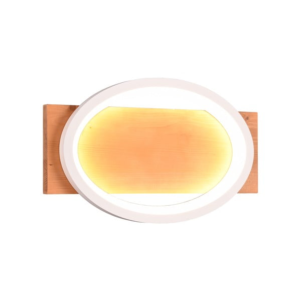 Бяло-естествена LED затъмняваща се стенна лампа Barca – Trio-image-3