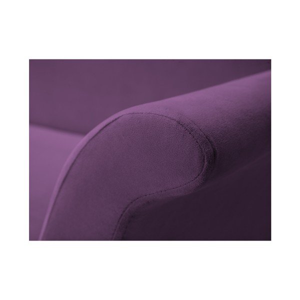 Лилав 3-местен разтегателен диван с място за съхранение Peony - Mazzini Sofas-image-2