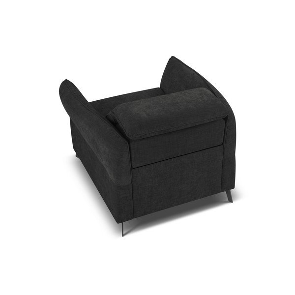 Черен фотьойл Hubble - Windsor & Co Sofas-image-4