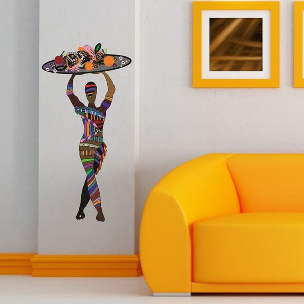 Декоративен стикер за стена Colorfull Women - Unknown