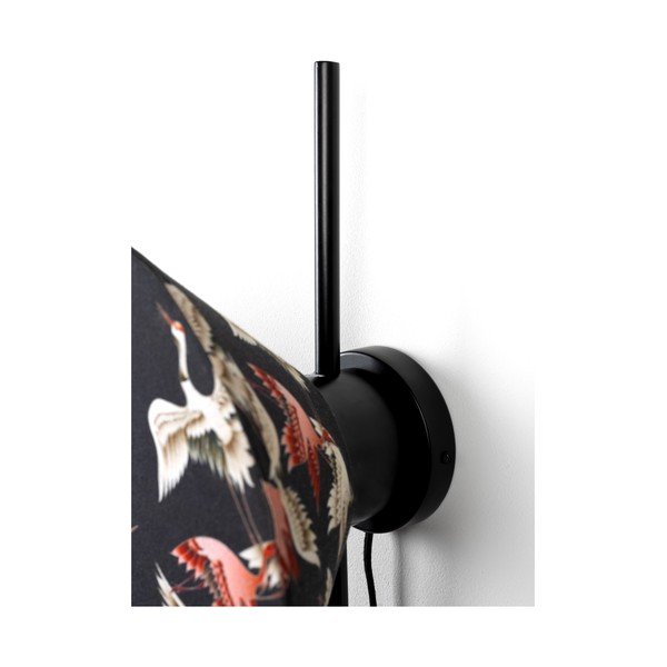 Черна стенна лампа Jaylee – White Label-image-4