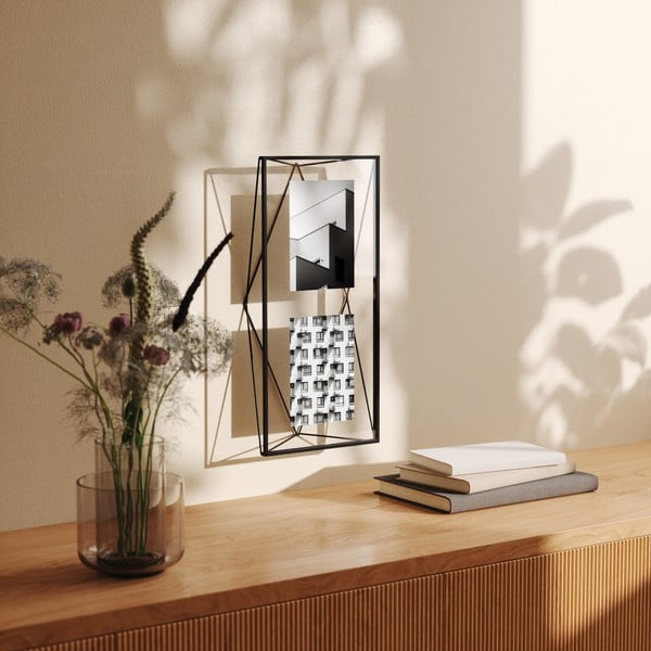 Черна метална стояща/висяща рамка 48x23 cm Prisma – Umbra-image-3