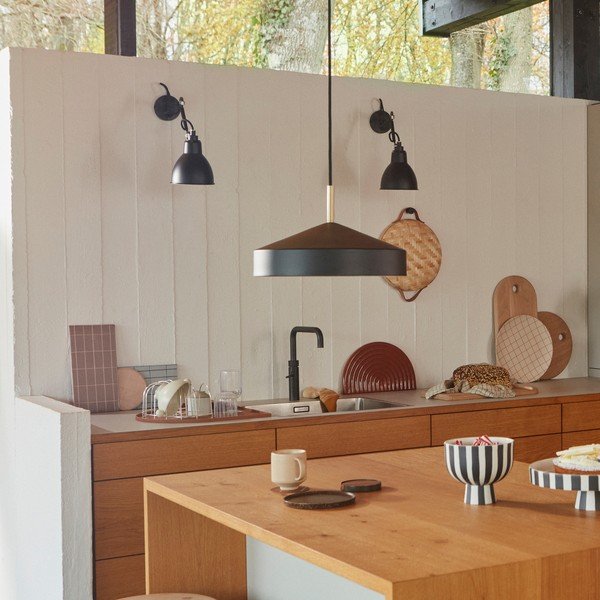 Черно метално висящо осветително тяло ø 30 cm Hatto – OYOY Living Design-image-2