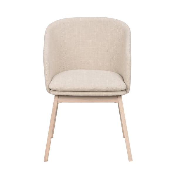 Бежови тапицирани трапезни столове в комплект 2 бр. Windham – Rowico-image-3