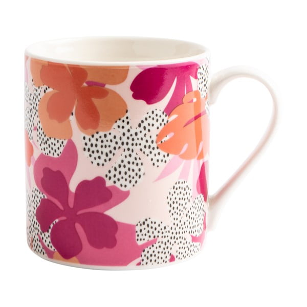 Розова керамична чаша Floral - Navigate