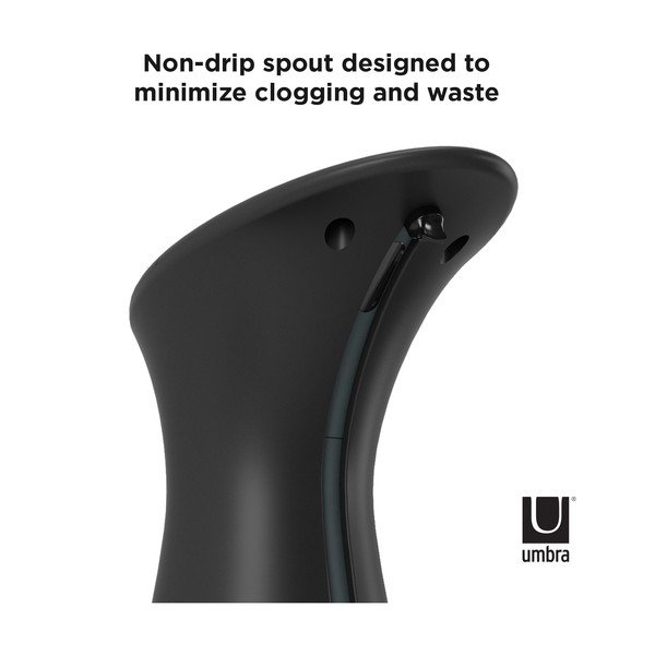 Безконтактен пластмасов дозатор за сапун в черен цвят 250 ml Otto - Umbra-image-3