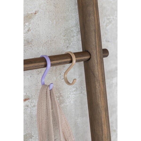 Светлозелени висящи метални куки в комплект от 5 бр. Hang-it – Mette Ditmer Denmark-image-2