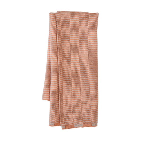 Коралово-розова кухненска кърпа от органичен памук Stringa - OYOY