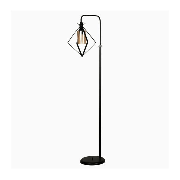 Черна свободностояща лампа Neela, височина 170 cm - Unknown