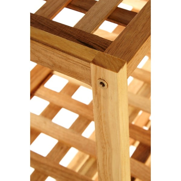 Стойка за обувки от масивен орех в естествен цвят – Premier Housewares-image-1