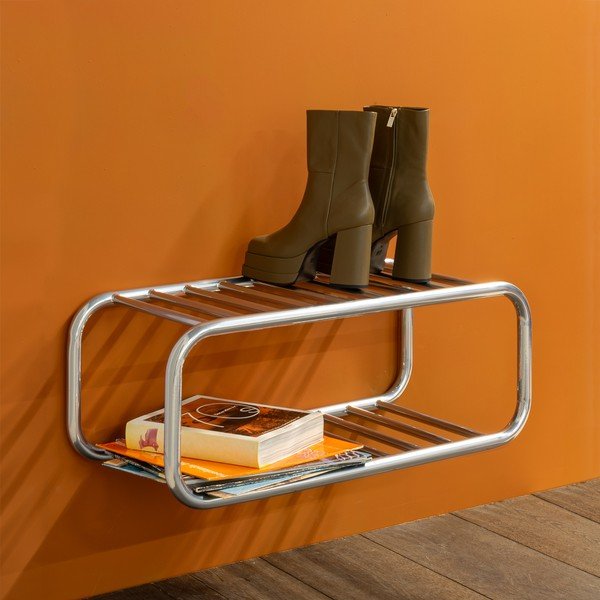 Метална висяща стойка за обувки в сребрист цвят 72x28x35 cm Retro – Spinder Design-image-4