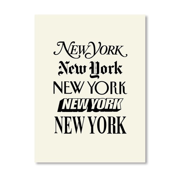 Plakát New York, 42x60 cm