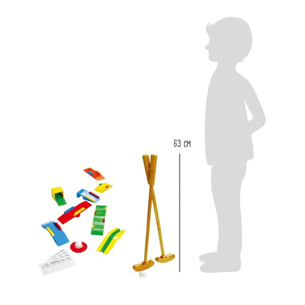 Дървен мини голф Crazy Golf - Legler-image-1