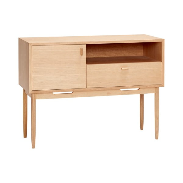 Висок скрин от декор от дъб  естествен 100x75 cm Cube – Hübsch-image-1