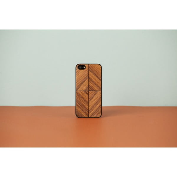 Dřevěný obal na iPhone 5/5S Inlays, vortex