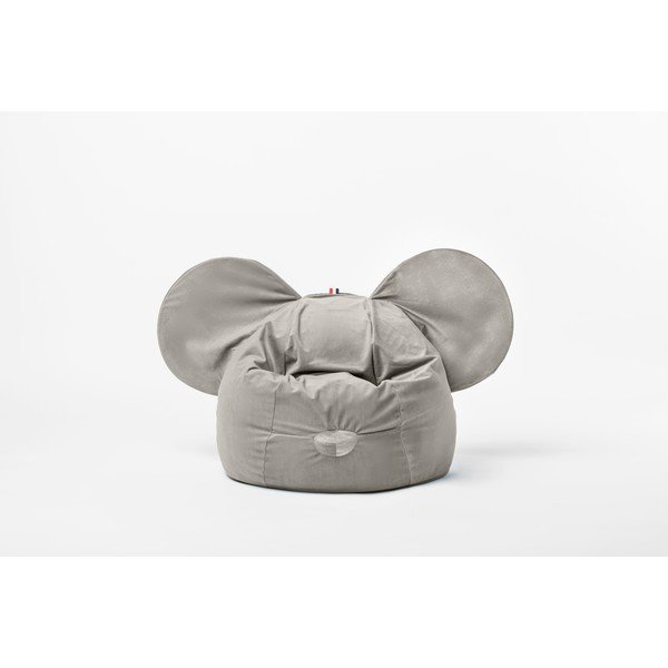 Сив детски пуф Ears – The Brooklyn Kids-image-2