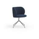 Тъмносин тапициран трапезен стол Mogi – Teulat