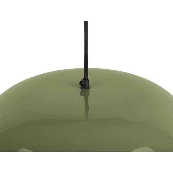 Зелено висящо осветително тяло с метален абажур ø 40 cm Dome – Leitmotiv-image-3