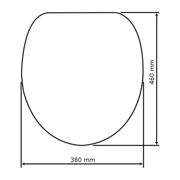 Бяла тоалетна седалка с лесно затваряне Premium , 45,5 x 38 cm Sea Shell - Wenko-image-3