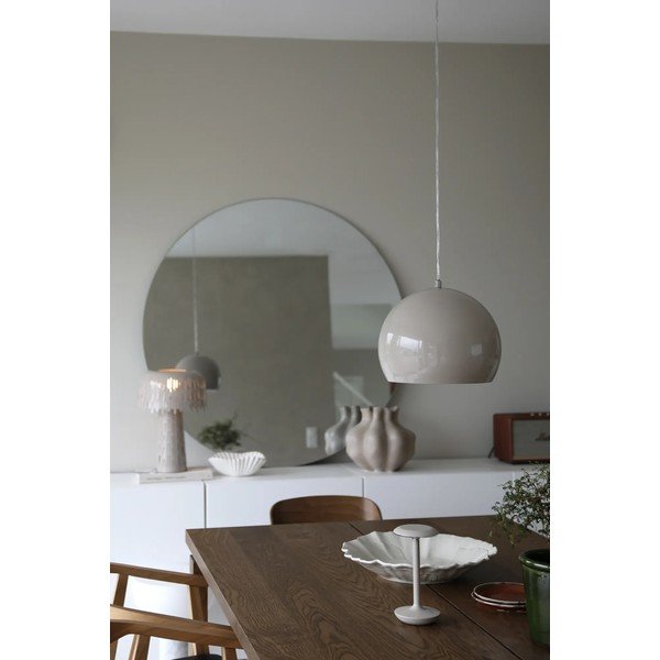 Сиво-бежово висящо осветително тяло с метален абажур ø 28 cm Pop – Markslöjd-image-1