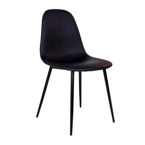 Sada 2 černých židlí s černými nohami House Nordic Stockholm