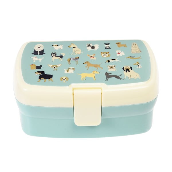 Светлосиня детска кутия за храна Best in Show – Rex London