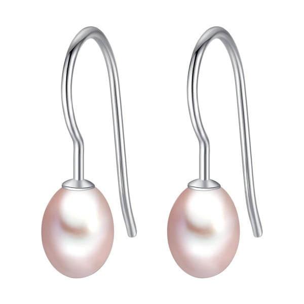 Fialové perlové náušnice ve tvaru slzy Chakra Pearls