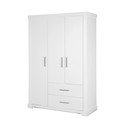 Бял детски гардероб 139x199 cm Maxi - Roba