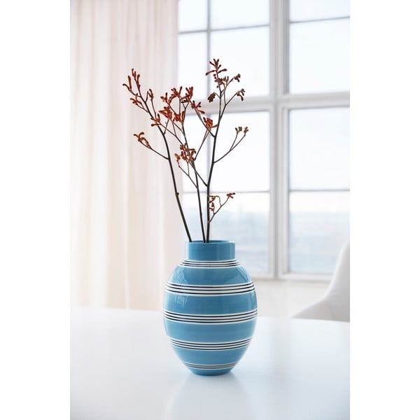 Синя керамична ваза Nuovo, височина 30 cm Omaggio - Kähler Design-image-3