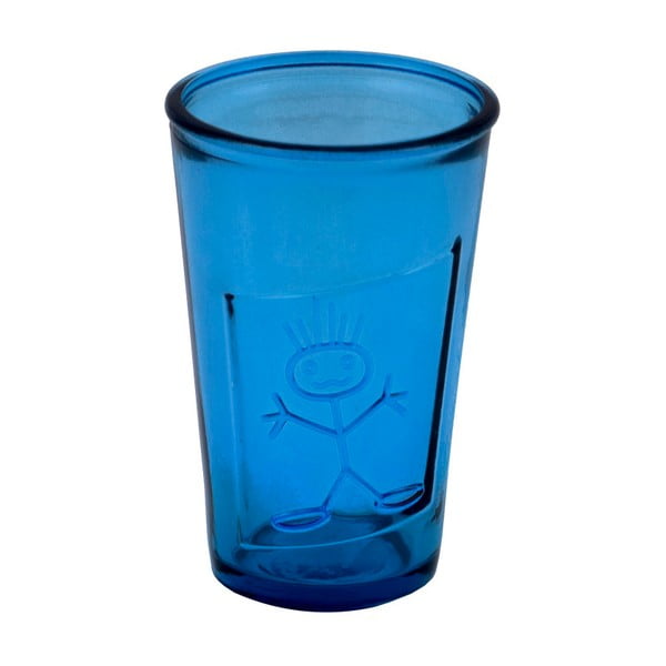 Modrá sklenice Ego Dekor Zeus, 300 ml
