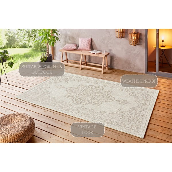 Бежов килим за открито , 80 x 150 cm Tilos - NORTHRUGS-image-4