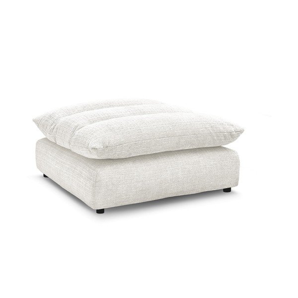 Бяла шенилова табуретка Neil – Bobochic Paris