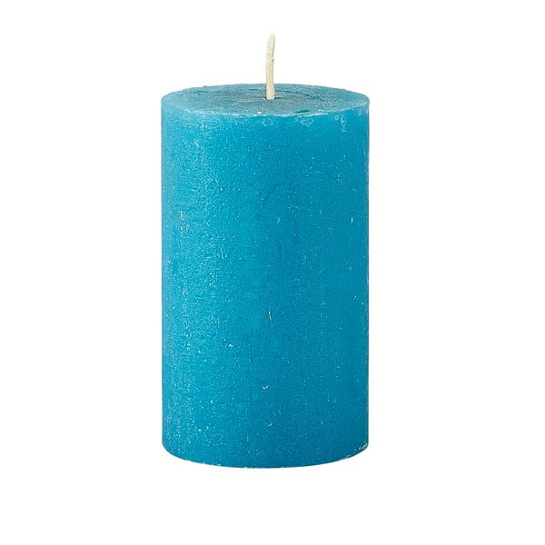 Синя свещ Konic, ⌀ 6 x 10 cm - KJ Collection