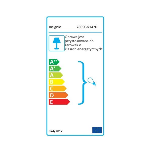 Бяла подова лампа Aida - Insignio-image-3