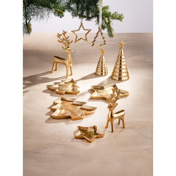 Метален декоративен поднос 24x23 cm Noelle Christmas Tree – Ladelle-image-4