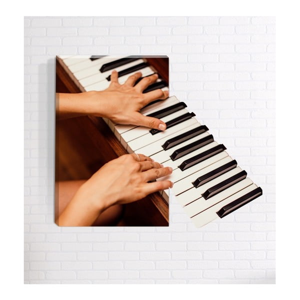 3D картина за стена Пиано, 40 x 60 cm - Mosticx